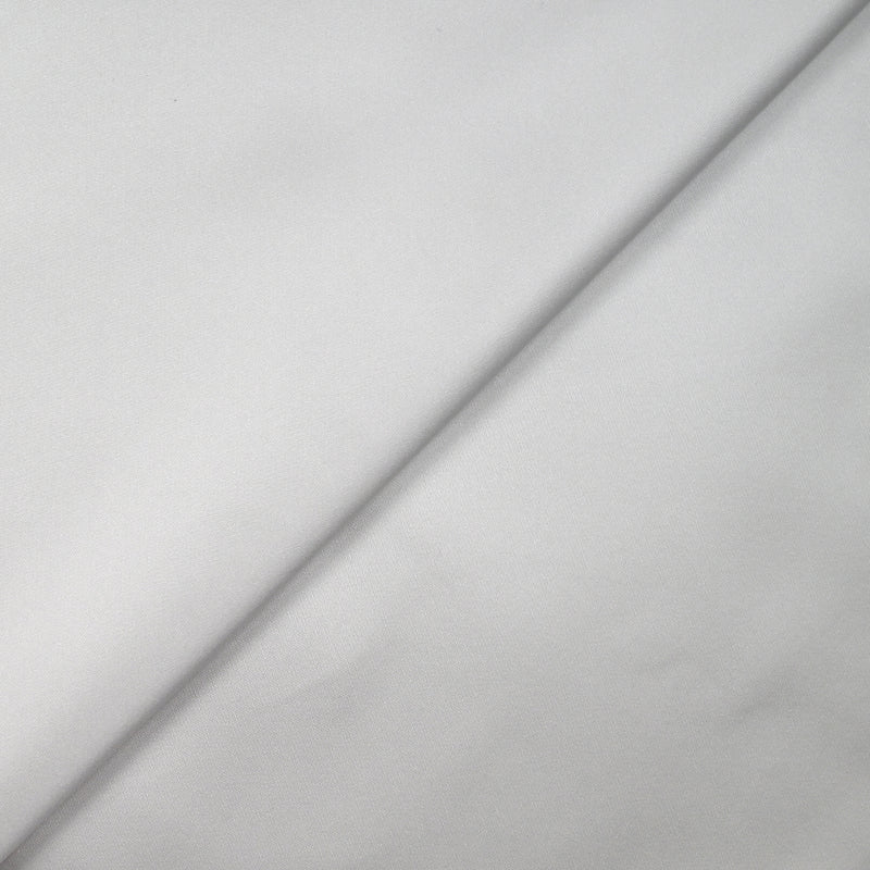 Satin duchesse polyester blanc