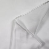 Satin duchesse polyester blanc