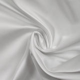 Satin duchesse polyester blanc