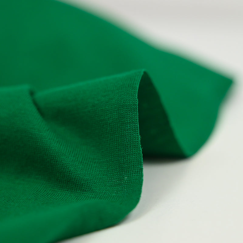 Jersey de coton vert mentholé