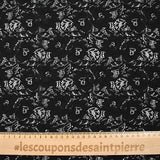 Dentelle coton et viscose Angélique noir