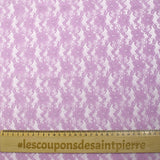 Dentelle polyester Jeanne lilas