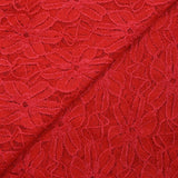 Dentelle polyester Alice fraise