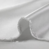 Satin duchesse polyester blanc