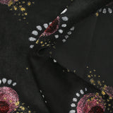 Jersey de velours lurex éclipse fond noir