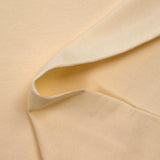 Jersey de coton fin pêche blanche
