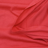 Jersey de viscose fin rouge corail