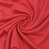 Jersey de viscose fin rouge corail