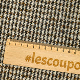 Laine mélangée fantaisie marron et beige
