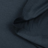 Jersey de coton fin bleu marin