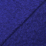 Dentelle polyester Clara bleu roi
