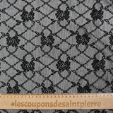 Dentelle polyester Léna noir