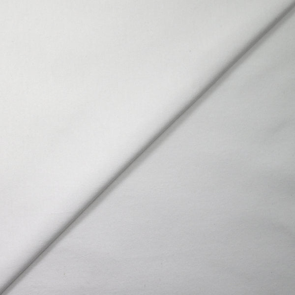 Jersey de coton blanc