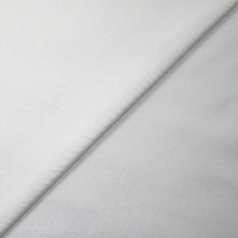 Jersey de coton blanc