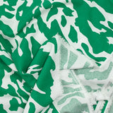 Printed viscose Green camouflage