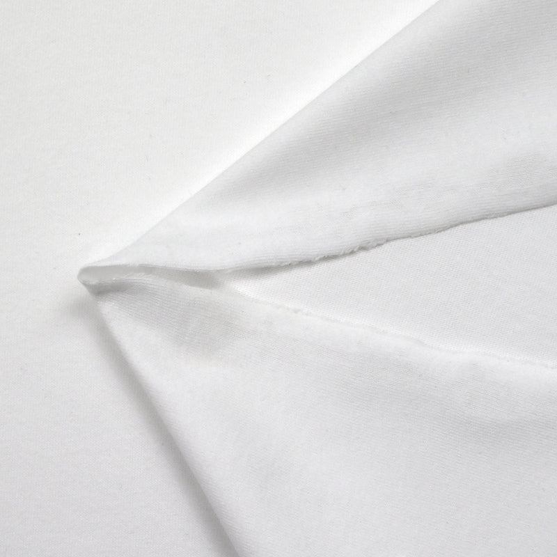 Jersey de coton blanc