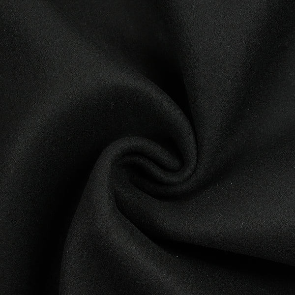 100% Laine feutrée noir