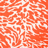 Viscose imprimée camouflage orange