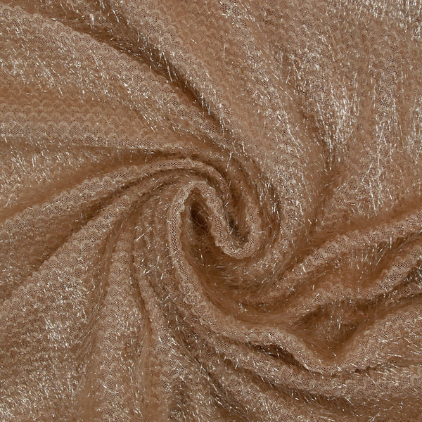 Maille à poils Lurex Caroline blush