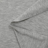 Jersey de polycoton gris clair chiné