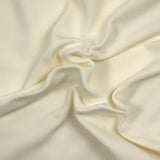 Maille piquée viscose blanc cassé
