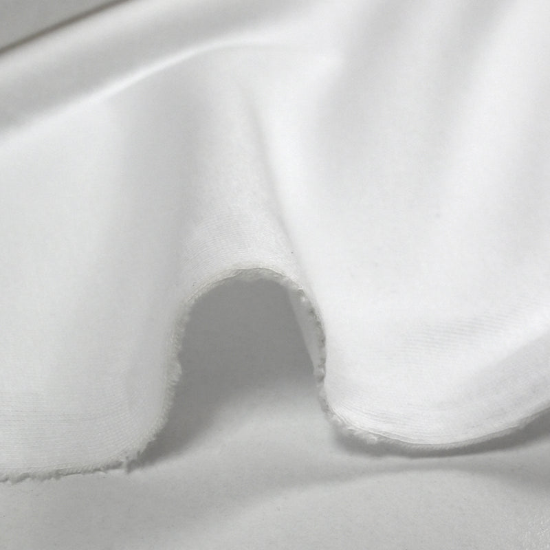 Jersey de coton blanc