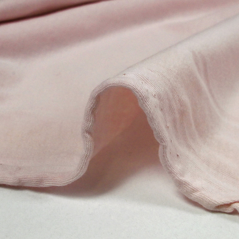 Jersey de coton fin rose pâle
