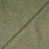 Laine mélangée chevrons 8mm ciel et kaki