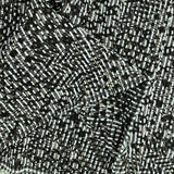 Tweed polycoton tribal noir