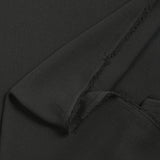 Crêpe georgette polyester noir