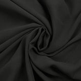 Crêpe georgette polyester noir