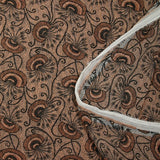 Mousseline imprimée crinkle lurex Jaipur bloom fond chair