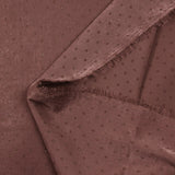 Crêpe satin plumetis pailleté cassis