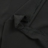 Crêpe de polyester fin noir