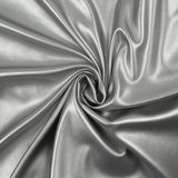 Simili cuir polyester argent