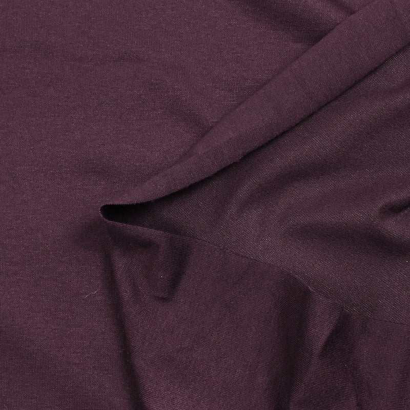 Jersey de polyester aubergine