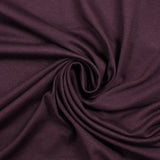 Jersey de polyester aubergine