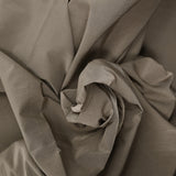 Taffetas changeant polyester taupe
