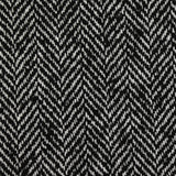 Chevrons mixtos de lana 25 mm en blanco y negro