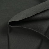 Jersey de coton envers polaire gris foncé