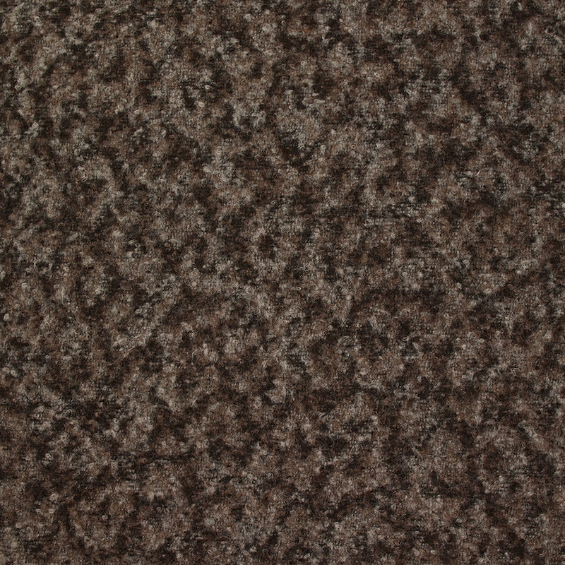 Jacquard de polyester bouilli beige et marron