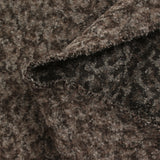 Jacquard de polyester bouilli beige et marron