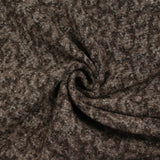 Jacquard de polyester bouilli beige et marron