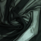 Mousseline polyester noir