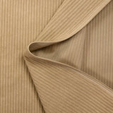 Velours polyester côtelé biscuit