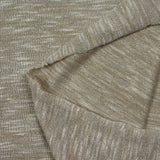 Maille chinée Elisa lurex argent fond sable