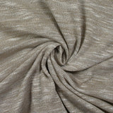 Maille chinée Elisa lurex argent fond sable