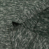 Maille tricot lurex argent fond vert foncé