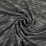Maille chinée Elisa lurex argent fond noir