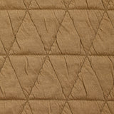 Jersey matelassé triangle fond beige foncé